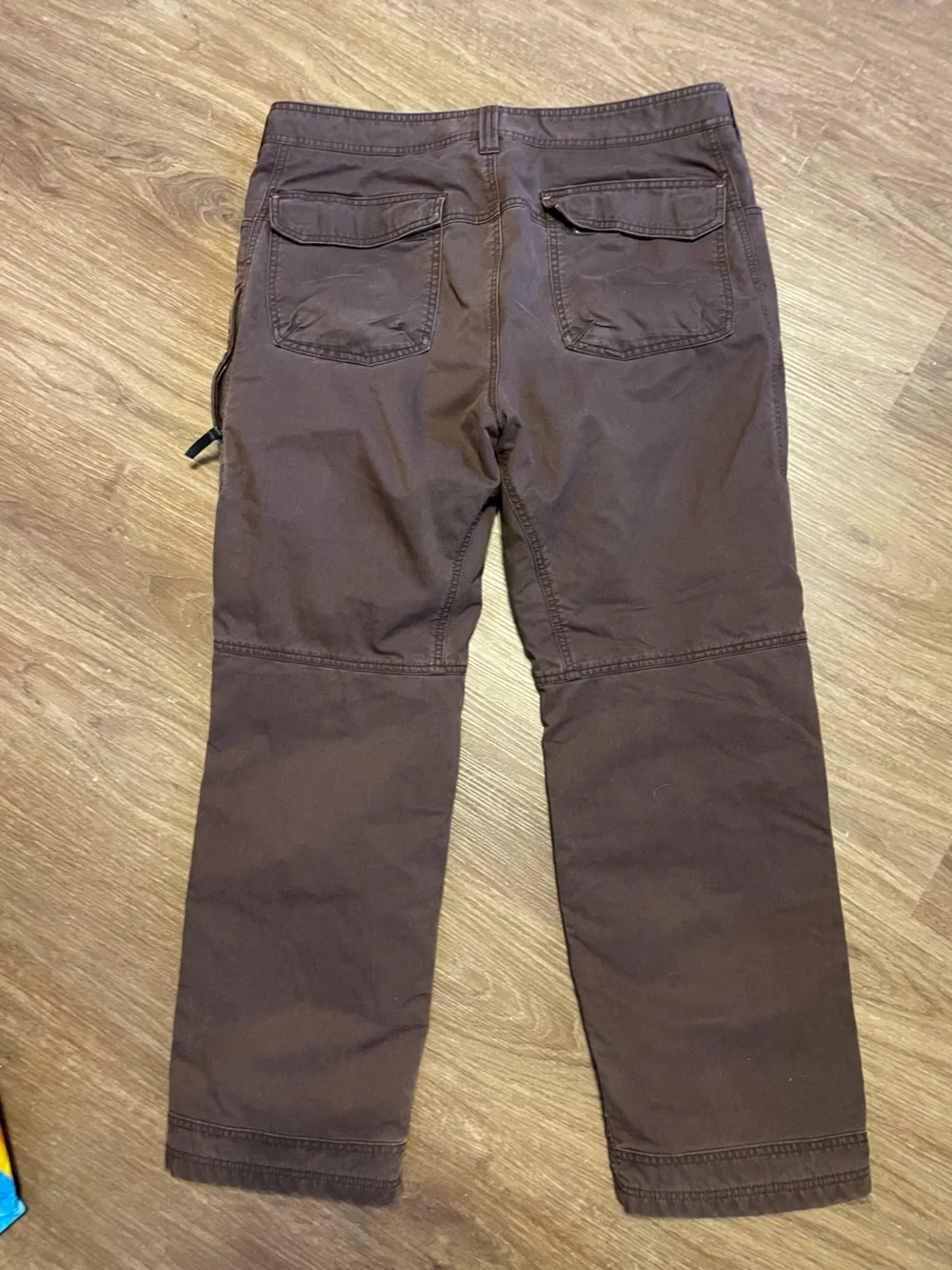 L.L. Bean BeanTech Fleece Lined Brown Cargo Utility Pants